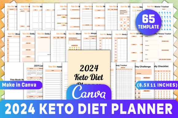 2024 Keto Diet Planner Canva: A Comprehensive Tool for Health and Wellness