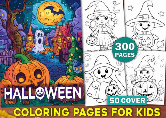 300 Halloween Coloring Pages for Kids: A Comprehensive Guide for Parents and Educators