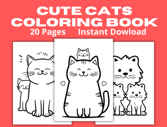 Cute Cats Animals Coloring Book Volume 5: A Must-Have for Creative Projects
