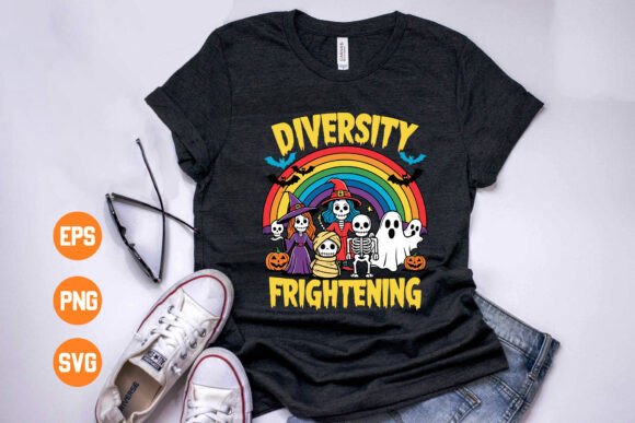 Diversity Frightening Halloween Design