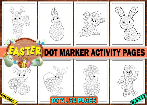 Easter Dot Markers Activity Pages