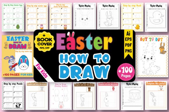EASTER HOW TO DRAW FOR KIDS COVER