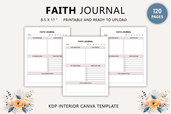 Enhance Your Spiritual Journey with the Faith Journal Canva Template