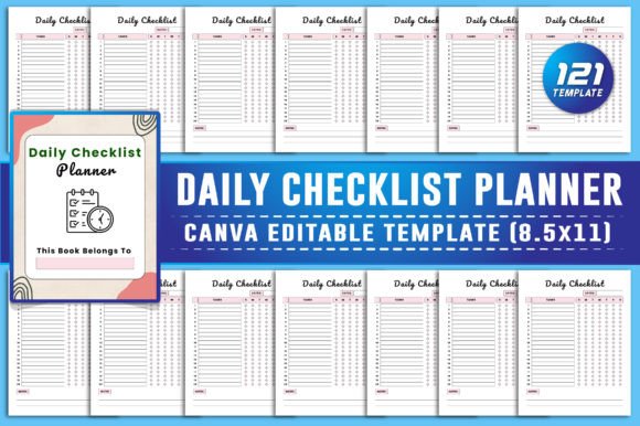 Free Daily Checklist Planner Canva KDP: Your Ultimate Tool for Organization and Productivity