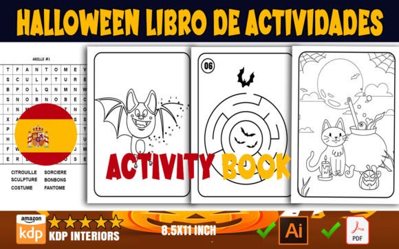 Halloween Libro De Actividades - KDP