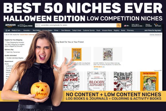 Low Competitive Halloween KDP Niches Ever