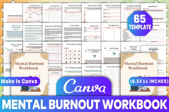 Mental Burnout Workbook Canva Kdp: A Comprehensive Guide to Reclaiming Your Energy and Focus