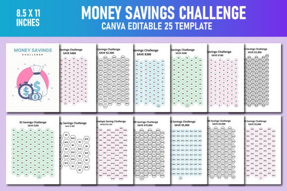 Money Savings Challenge Canva KDP: A Practical Tool for Financial Growth
