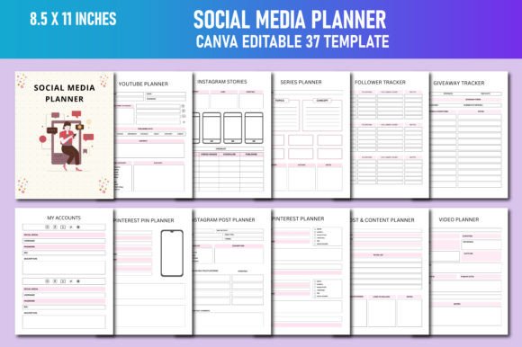 Social Media Planner Canva KDP: Streamline Your Online Presence