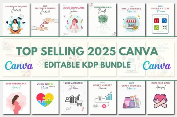 Top Selling 2025 Canva KDP Bundle