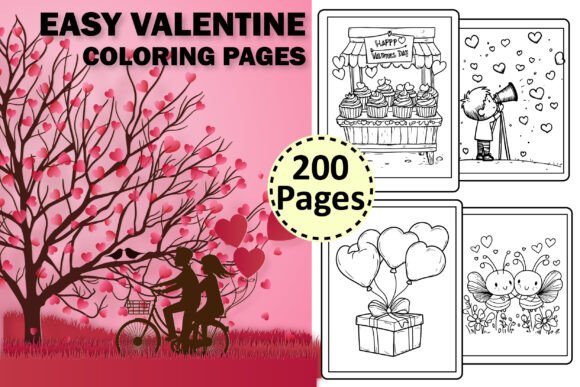 VALENTINE’S DAY COLORING BOOK for KIDS